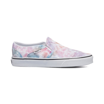 Sneakers slip-on multicolore da donna in tessuto Vans Asher, Brand, SKU s314500008, Immagine 0